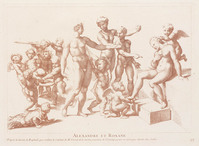 KG 14576
<br/>
Huwelijk van Alexander de Grote en Roxane
<br/>
<em>Cochin, Charles-Nicolas (1688-1754)</em>